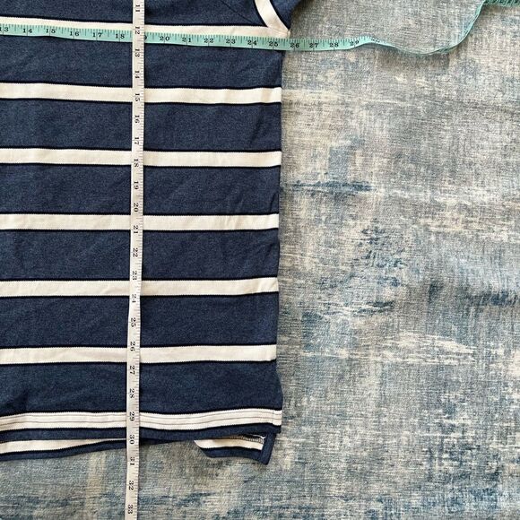 NWT! US Polo Assn Blue White Striped Polo Tee XL - Picture 7 of 7